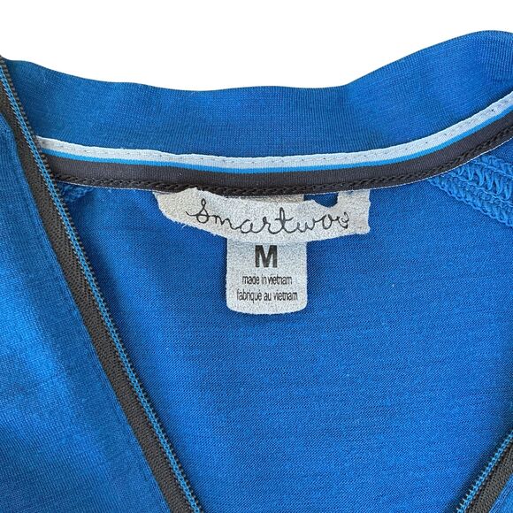 SmartWool Womens Merino Base Layer Cottonwood Jersey Size M Running Cycling FLAW - Picture 7 of 10